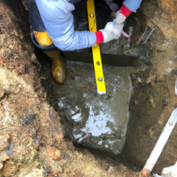 Construction d'un Mur de Soutènement en Blocs de Béton pour un Terrain en Pente Annonay